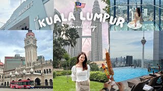 4 Days in Kuala Lumpur Vlog  KL Tower Alor Street Dataran Merdeka [upl. by Chan]