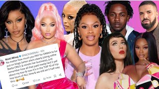 ‼️Nicki Minaj CHECKS Jess TSR amp Fenale Rappers Cardi B on princess Diana JT amp Jeezy Okay remix [upl. by Dale340]