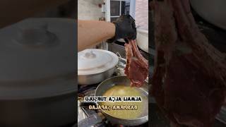 How to cook entrecote with apples and cranberries [upl. by Marney]