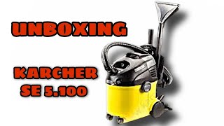 Karcher Se 5100  Unboxing e montaggio Lavapavimenti tessuti e moquette con iniezioneestrazione [upl. by Meikah]