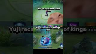 MLBB Yuji recall Vs Honor of kings Yuji Itadori recall 😂😂 honorofkings mobilelegends hokstudio [upl. by Bernj922]