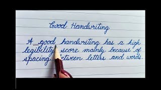 How to improve Handwriting  Good handwriting  Handwriting Practice [upl. by Lledal68]