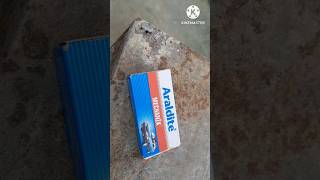 Metal Hole Repair By Araldite l Multipurpose Waterproof Crack Joints Gaps Filler [upl. by Gilmore]