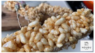 HOW TO MAKE PUFFED RICE CAKES  Easy and quick recipe [upl. by Ruamaj]