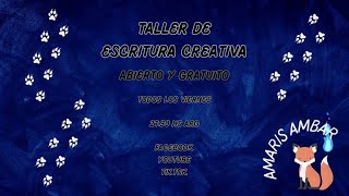 Taller Literario 17 SEP 2024 Abierto y Gratuito [upl. by Yaya]