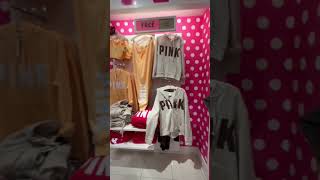 Victorias Secret PINK SHOPPING PINK HAUL BACK TO SCHOOL CLOTHES shopping IDEAS shorts pink [upl. by Neale]