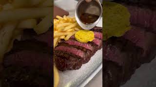 Bestseller alert 🥩🍟 Our Steak Frites with wagyu steak cafedeparis butter jus and frites😎 [upl. by Terrill551]