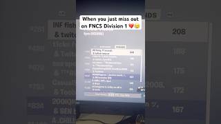 At least we still got division 2 fyp fortnite clips fncs chapter6 qualified [upl. by Anawit]