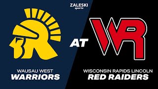 Wausau West at Wisconsin Rapids  2023 WIAA Hockey [upl. by Euphemie]