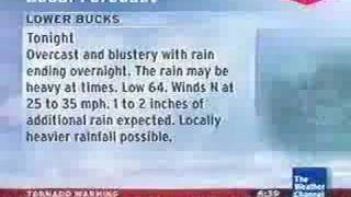 Tropical Storm Hanna Local Forecast Clip 6 TornadoFlash Flood Warning [upl. by Aikaj]