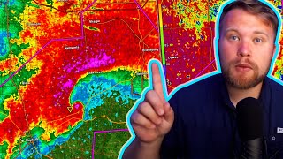 How To Spot A Tornado With Weather Radar Maps [upl. by Ahsinom341]