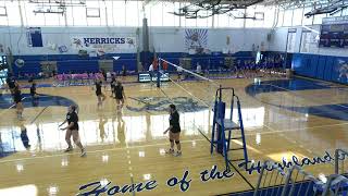 Herricks High Schools Girls Varsity Volleyball verses Calhoun High School 101123 [upl. by Olson]