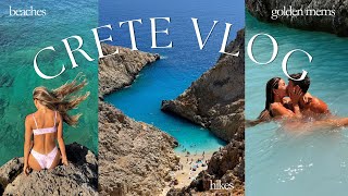 CRETE GREECE travel vlog [upl. by Brahear]