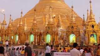 Shwedagon Pagoda Yangon Myanmar Video 7 [upl. by Elleryt]