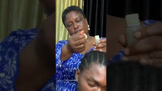 Scratching Oiling between Cornrows Full on our YouTube Channel asmr asmrvideo cornrows hair [upl. by Lurleen]