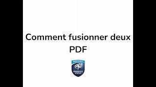 TUTO  Comment FUSIONNER PLUSIEURS PDF [upl. by Fania]