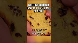 Panettone Carbonara  Como hacer Focaccia Fugazza navideña  Video completo en el canal focaccia [upl. by Ruscio]