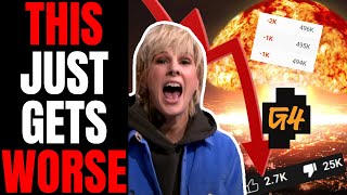 G4TV Disaster Gets WORSE  Host Attacks The Fans And Plays Victim Games Journalists Love Her Lies [upl. by Eenaej212]