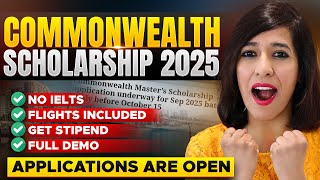 Study Masters amp PhD for FREE in UK  Commonwealth Scholarship UK 2025 Is OPEN [upl. by Enirrok]