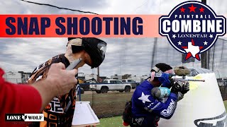 Snap Shooting Paintball Drill 2024 Paintball Combine  Lone Wolf Paintball [upl. by Meier]