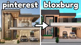 Building a LUXURY house in Bloxburg [upl. by Trinl]