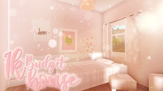 ♡1k Budget House♡ROBLOXBLOXBURGSPEEDBUILD [upl. by Yentruoc710]