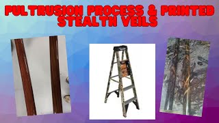 Pultrusion process using Stealth Veils printed fabrics [upl. by Yllatan]