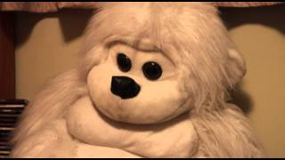 ASMR Fuzzy Blue Windscreen amp White Gorilla [upl. by Lelah]