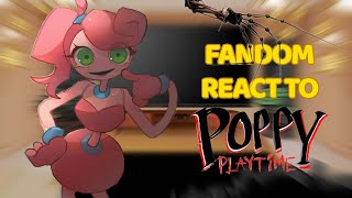 Fandom react to Poppy Playtimepart3 newvideo poppyplaytime mommy [upl. by Westmoreland]