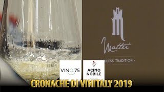 Vinitaly 2019  VERDICCHIO DEI CASTELLI DI JESI  TENUTA MATTEI [upl. by Anovahs]