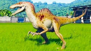 Maximum Level Spinoraptor Vs All Carnivores in Jurassic World Evolution [upl. by Nitin]