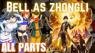 Danmachi React To Bell as Zhongli  All Parts  Gacha Reaction  Ship Guizhong x Zhongli [upl. by Anwahs]