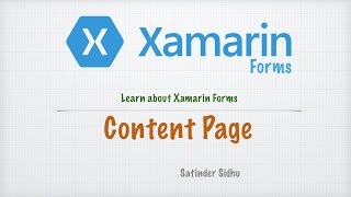 Xamarin Forms Tutorials 1  ContentPage amp StackLayout [upl. by Notyad]