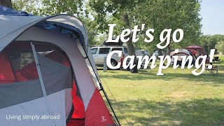 How to Enjoy Camping  at Altona Campground  Living Simply in Canada  Manitoba Canada [upl. by Leahkim]