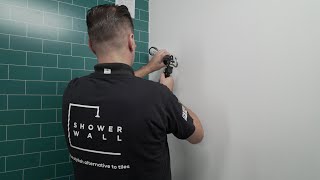 Acrylic Wall Panel Installation Guide  Showerwall [upl. by Eenattirb]