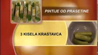 Recepti  Domaca jela  pite tave pihtije [upl. by Auqkinahs388]