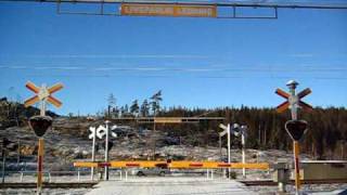 SJVästtrafik regional train on quotViskadalsbananquot from Borås C to Varberg crossing [upl. by Feigin584]