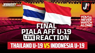 🔴INDONESIA VS THAILAND  FINAL AFF U19  LIVE REACTION [upl. by Amirak]