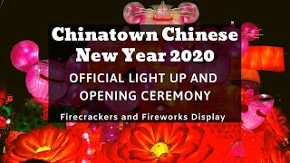 Chinatown Chinese New Year Light Up 2020  Singapore [upl. by Eceinwahs729]