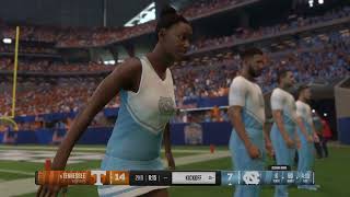 Peach Bowl Tennessee vs UNC [upl. by Aneertak608]