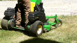 John Deere 667A Stander Commercial Zero Turn Lawn Mower [upl. by Nakre]