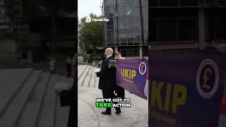 WHERE WAS REFORM 🤷🏼‍♂️🇬🇧 ukpolitics nigelfarage portsmouth protests uknews rightwing [upl. by Enitsirhk]