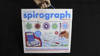 Spirograph Deluxe Set  Smyths Toys [upl. by Akirdnuhs]