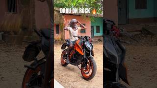 Dadu On Rock😱🔥 Ktm Duke 39T😍 shorts duke ktm reels bikelover attitude trending funnyvideo [upl. by Mcclain]