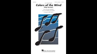 Colors of the Wind SATB Choir  Arranged by Kirby Shaw [upl. by Lombardo235]