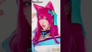 【SanyMuCos】League of Legends Ahri Cosplay Showlol sanymucosplay ahri cosplay [upl. by Aivon335]