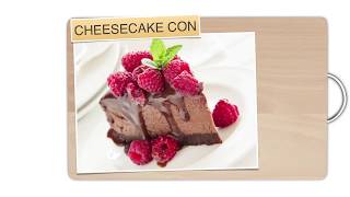 Cheesecake con Philadelphia Nutella e fragole tutorial [upl. by Malvia]