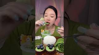 ASMR🍰Eat Various Matcha Desserts🍰 soft and waxy sound 크림 케ց 먹방 MUKBANG Satisfaction [upl. by Black]