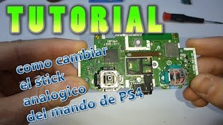 Como cambiar stick analogico al mando de PS4  Tutorial en español [upl. by Cooper227]