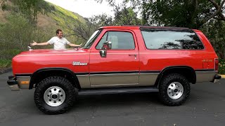 The Dodge Ramcharger Is How SUVs Used to Be [upl. by Lezirg]